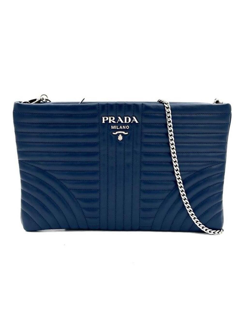 Prada Diagram Chain Clutch And #352604F68B